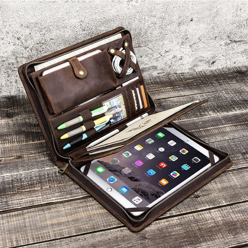 Кожаная сумка-органайзер для п – обзор и цена Tablet Tech Accessories