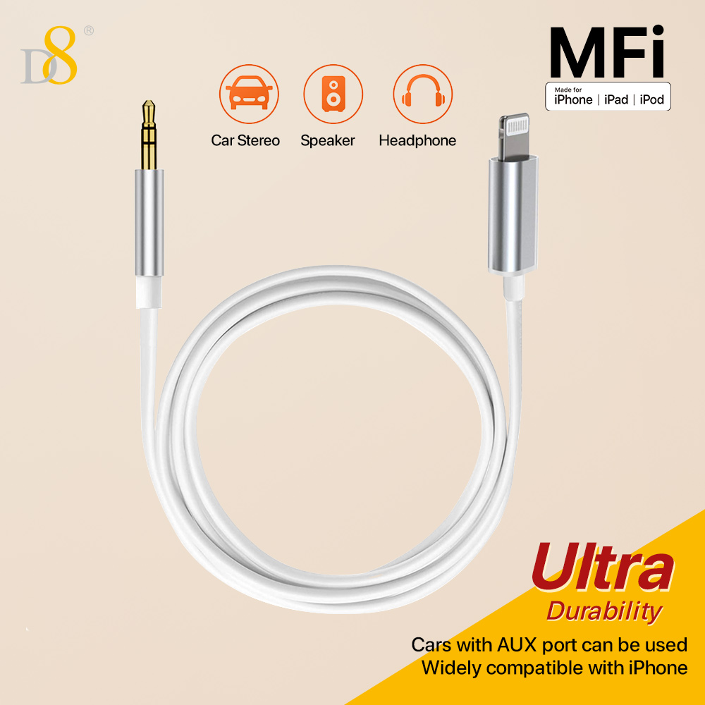 Аудиоадаптер D8 Lightning на 3 – обзор и цена Wired Earphone Lightning