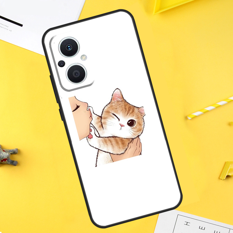 Милый чехол с изображением кот – обзор и цена Oppo Reno 12