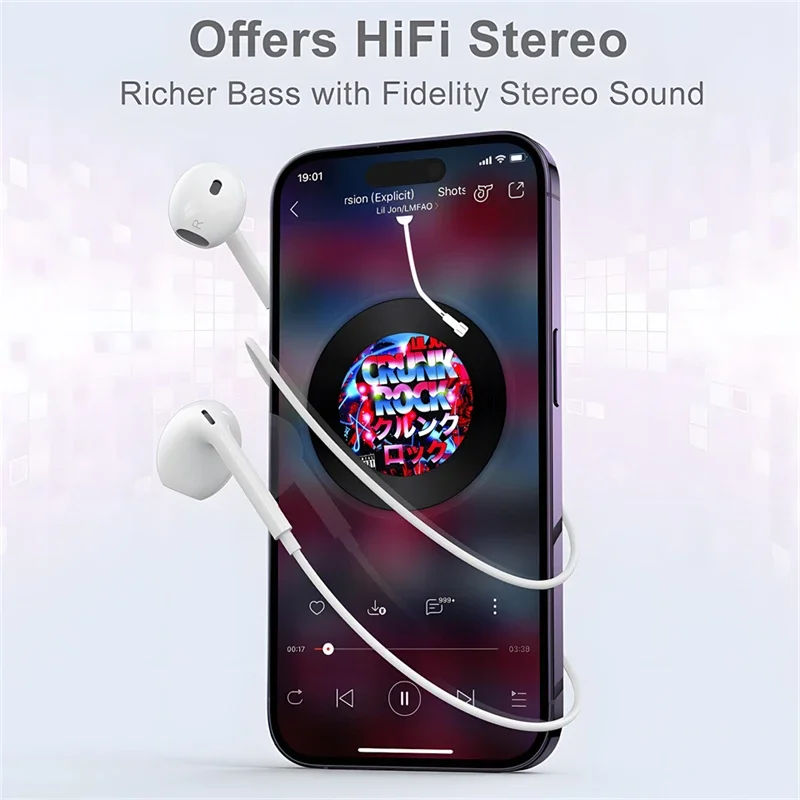 Оригинальные наушники для Appl – обзор и цена Wired Earphone Lightning